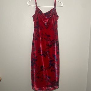 House of Harlow X Revolve Velvet Midi Dress